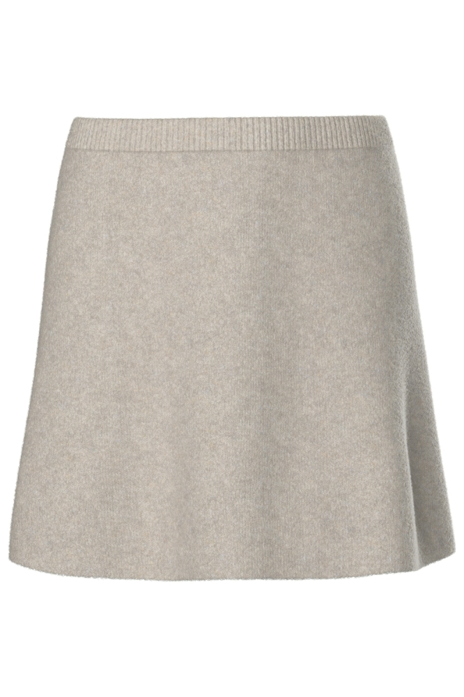 Pieces beige dames rok | Vooraanzicht