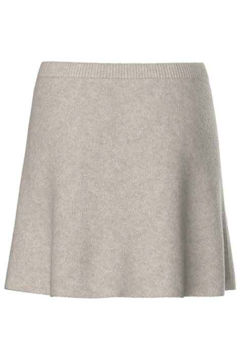 Pieces beige dames rok | Achteraanzicht