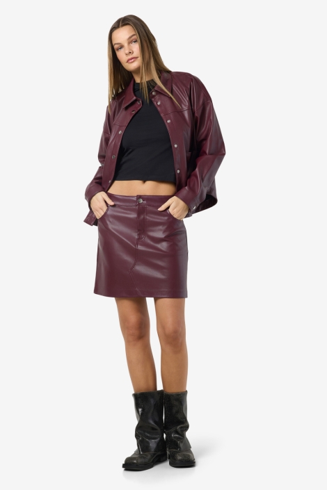 Noisy may bordeaux dames rok | Model