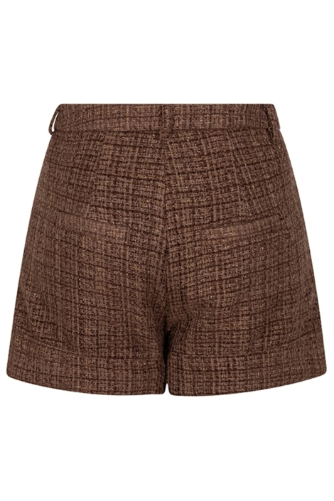 Lofty Manner bruine dames korte broek | Achteraanzicht