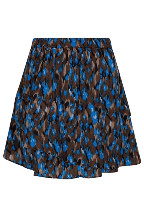 Lofty Manner blauwe dames rok | Achteraanzicht