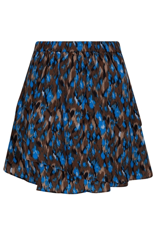 Lofty Manner blauwe dames rok | Achteraanzicht