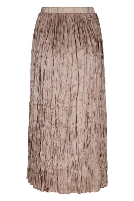 EsQualo taupe dames rok | Achteraanzicht