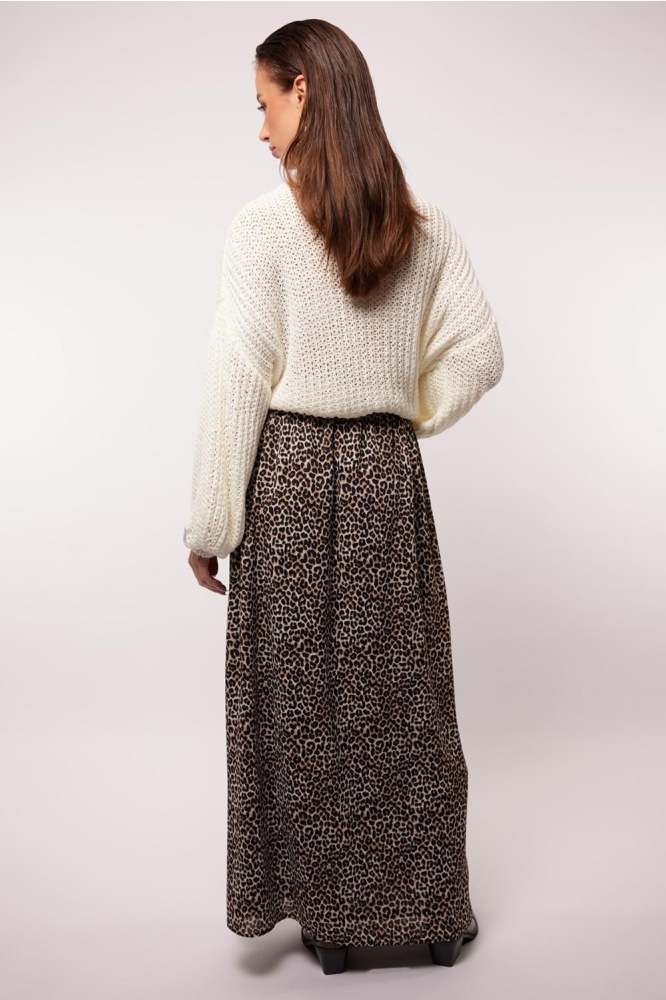 Fluresk camel dames rok | Model