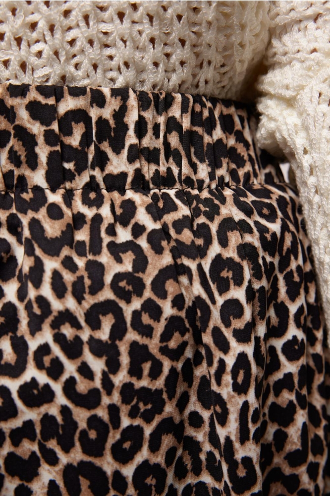 Fluresk camel dames rok | Kleurstaal