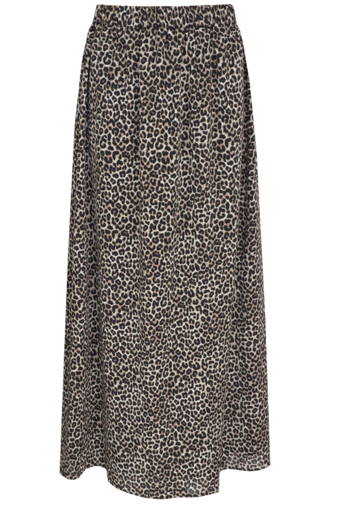 Fluresk camel dames rok | Vooraanzicht