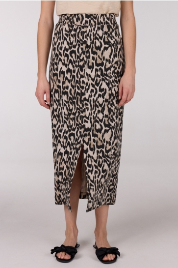 Juffrouw Jansen Rok SULA SS25 ROK HVA 683 OVERKNEE 000130 SAND