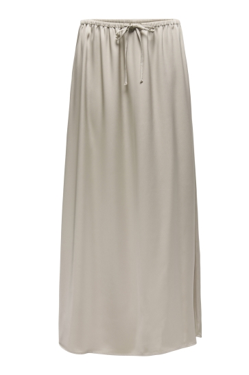 Only Rok ONLNEMA MW SATIN MAXI SKIRT WVN 15345238 SILVER LINING