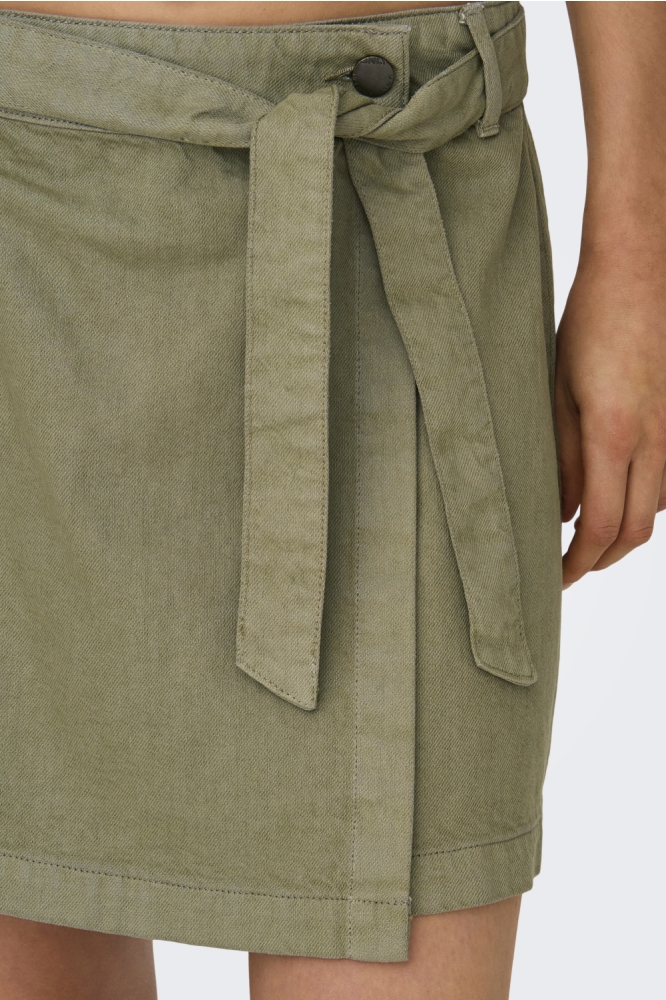 Only groene dames rok | Close up