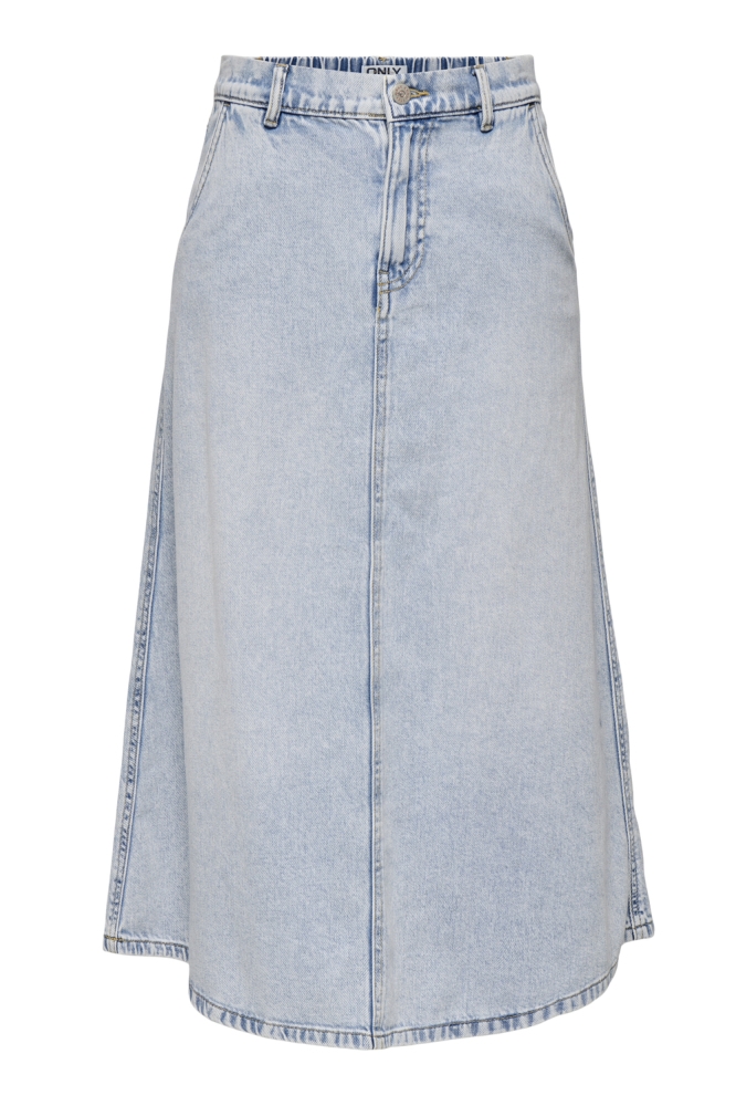 Only blauwe dames rok | Vooraanzicht