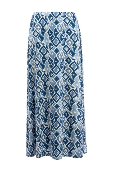 NED Rok LALITA 90 TR DENIM IKAT TRICOT 25S4 X1779 03 309 DENIM