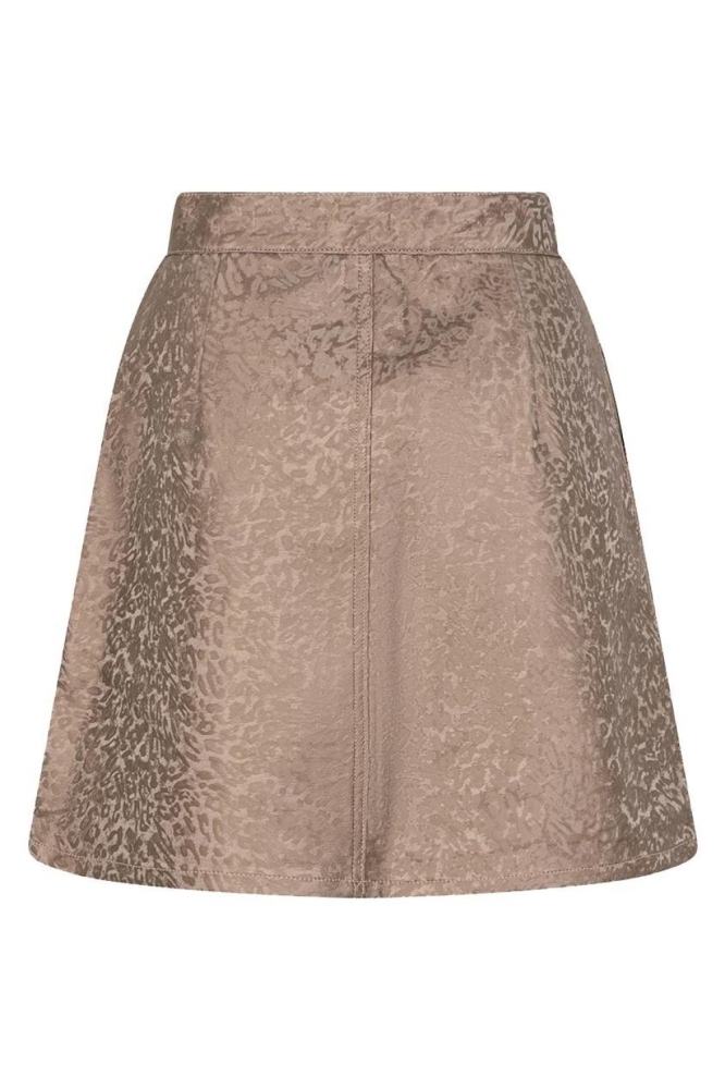 EsQualo gouden dames rok | Achteraanzicht