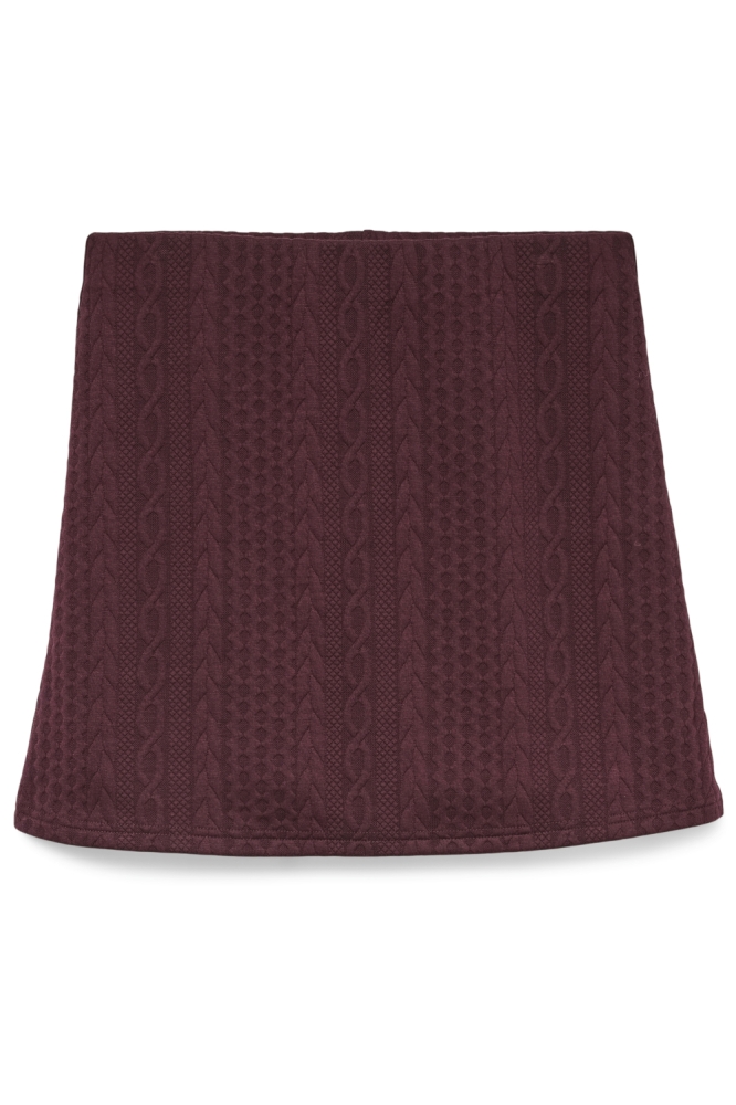 Vero Moda bordeaux dames rok | Vooraanzicht