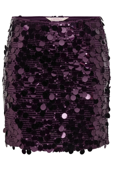 Only bordeaux dames rok | Vooraanzicht