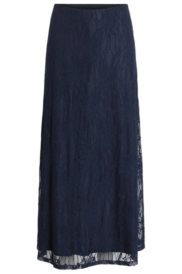 Vila Rok VIFEMMA HW LACE ANKLE SKIRT 14107710 Navy Blazer