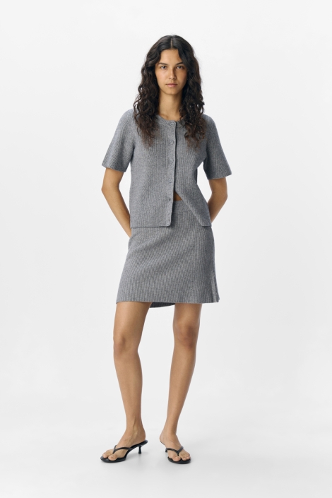 Object grijze dames rok | Model