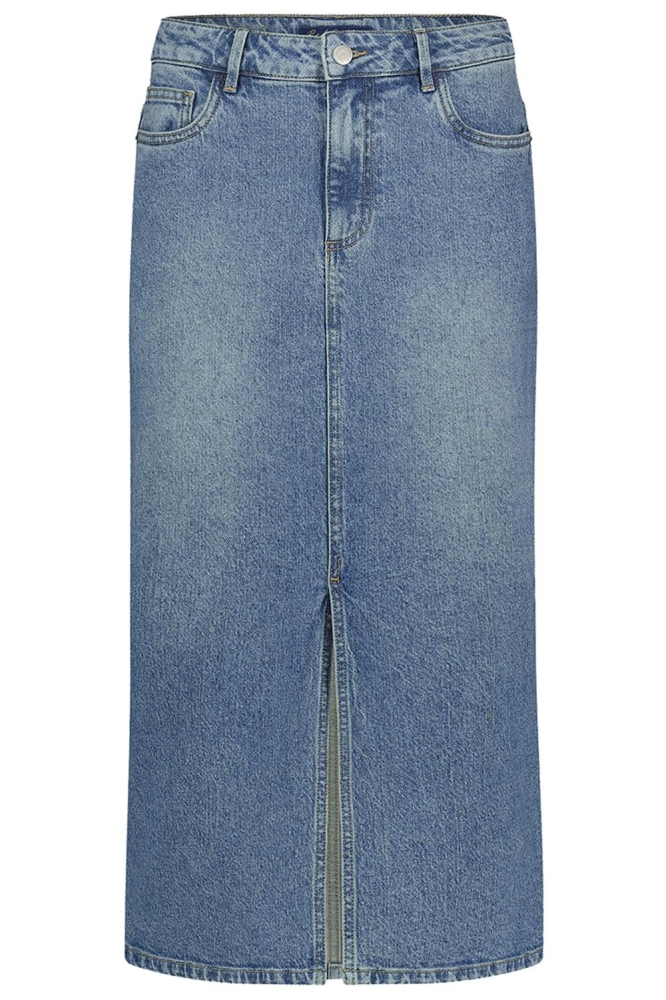 Red Button blauwe dames rok | Vooraanzicht