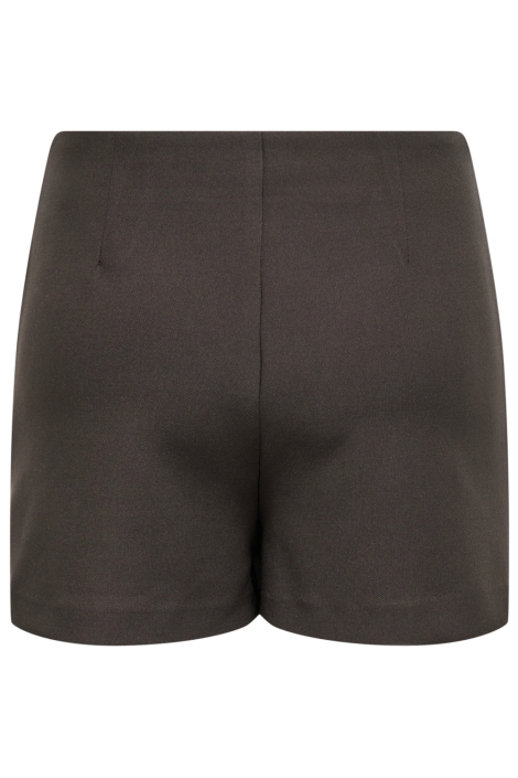 Only bruine dames korte broek | Achteraanzicht