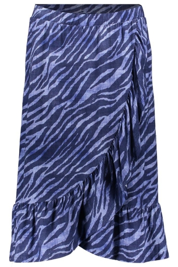 Geisha Rok ROSE STROKENROK MET KLEURRIJKE PRINT 56061 60 PR.03 Blue/Blue