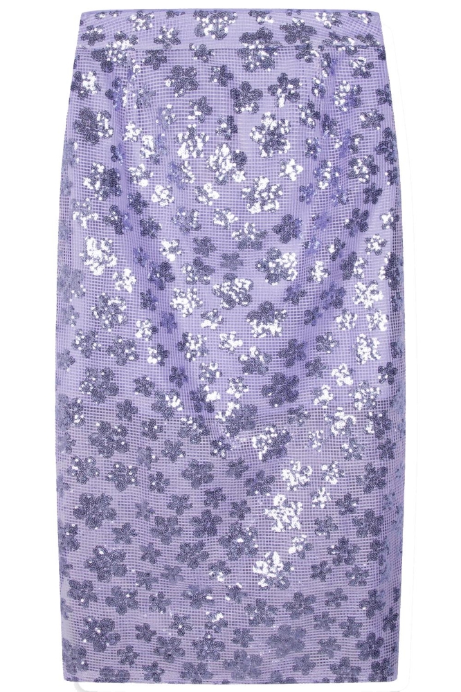 Refined Department paarse dames rok | Achteraanzicht