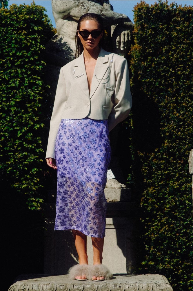 Refined Department paarse dames rok | Sfeerbeeld, In situatie