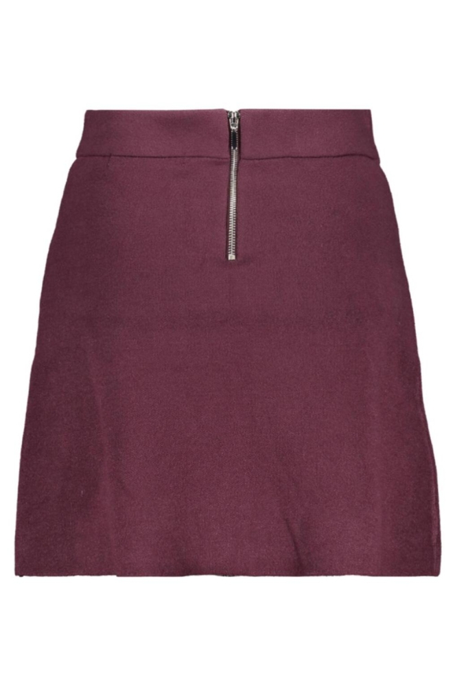 Vero Moda bordeaux dames rok | Achteraanzicht
