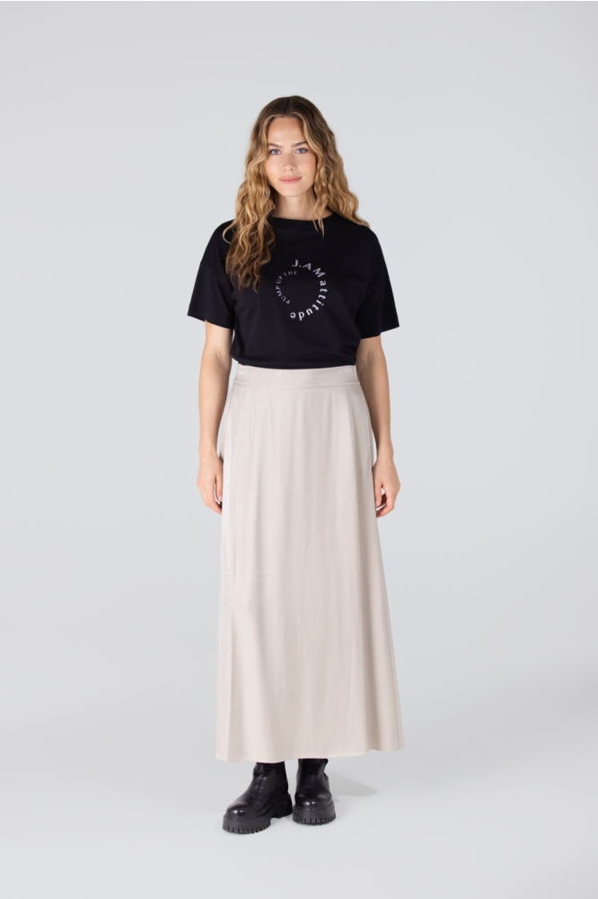 Juffrouw Jansen beige dames rok | Model
