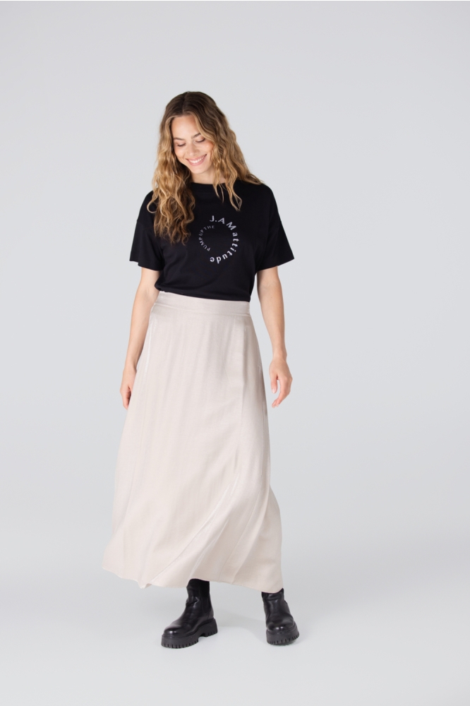 Juffrouw Jansen beige dames rok | Model