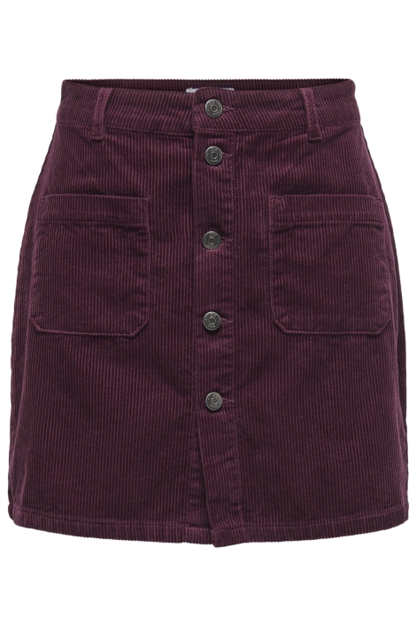 Jacqueline de Yong bordeaux dames rok | Vooraanzicht