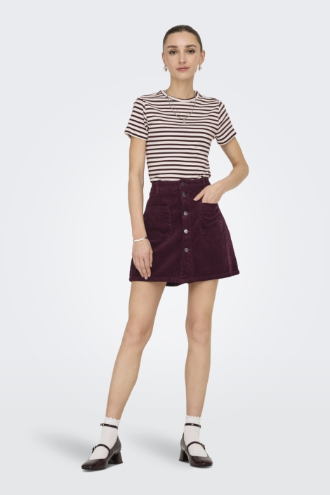Jacqueline de Yong bordeaux dames rok | Model