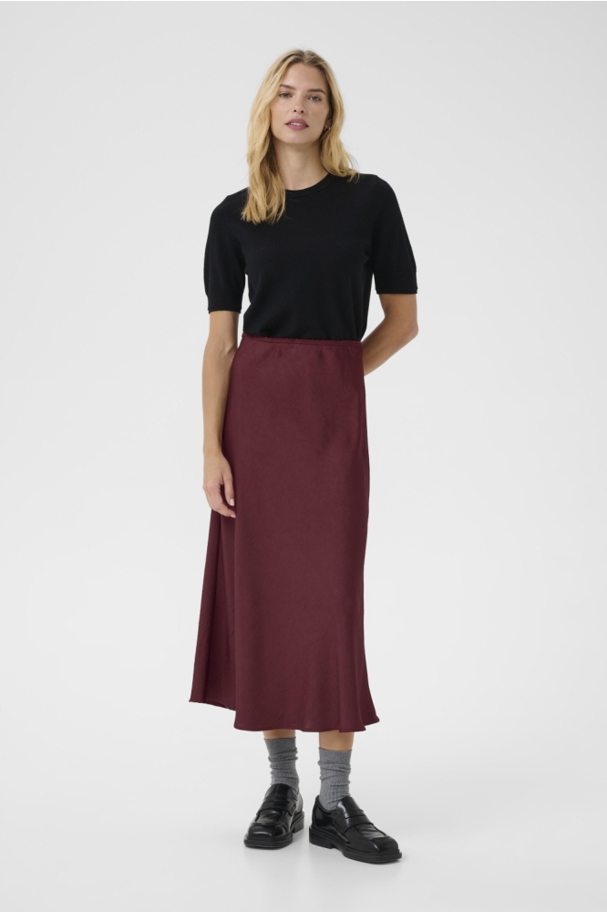 Part Two bordeaux dames rok | Model