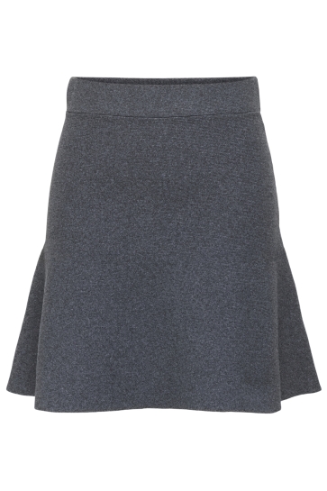 Only ONLAMA LIFE SKATER SKIRT CC KNT 15350442 Medium Grey Melange