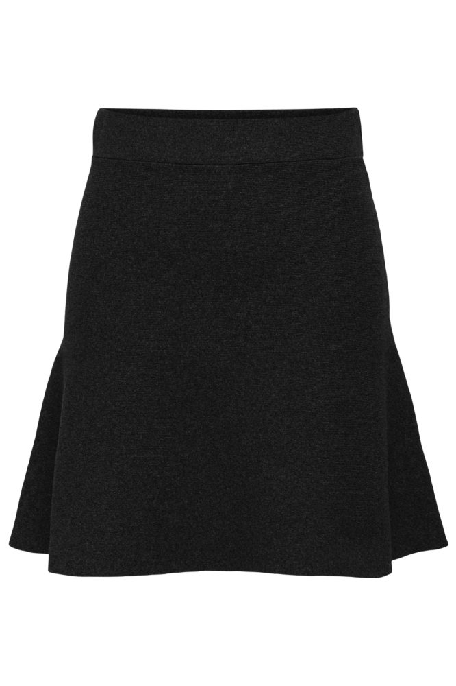 Only zwarte dames rok | Vooraanzicht