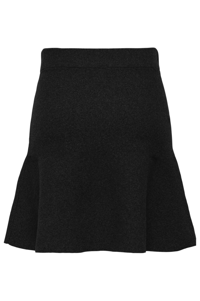 Only zwarte dames rok | Achteraanzicht