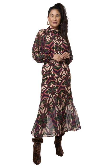 Tessa Koops multi color dames rok | Model