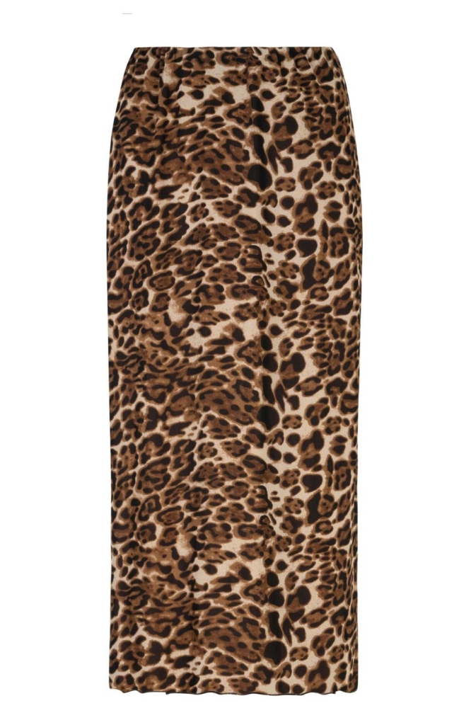 Ydence camel dames rok | Vooraanzicht