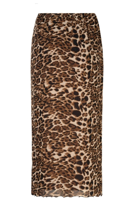 Ydence camel dames rok | Achteraanzicht