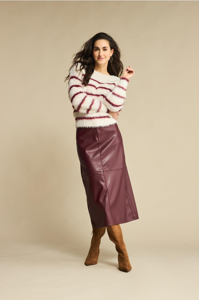 Red Button paarse dames rok | Model