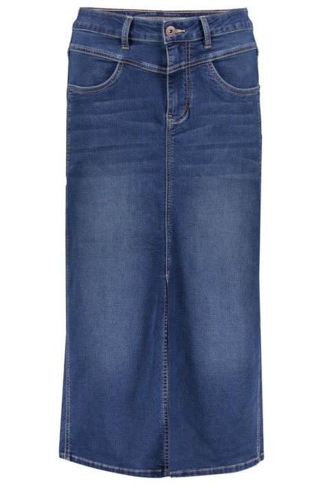Geisha blauwe dames rok | Vooraanzicht