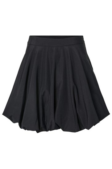 Pieces Rok PCMAUVE HW SHORT SKIRT WVN 17163000 BLACK