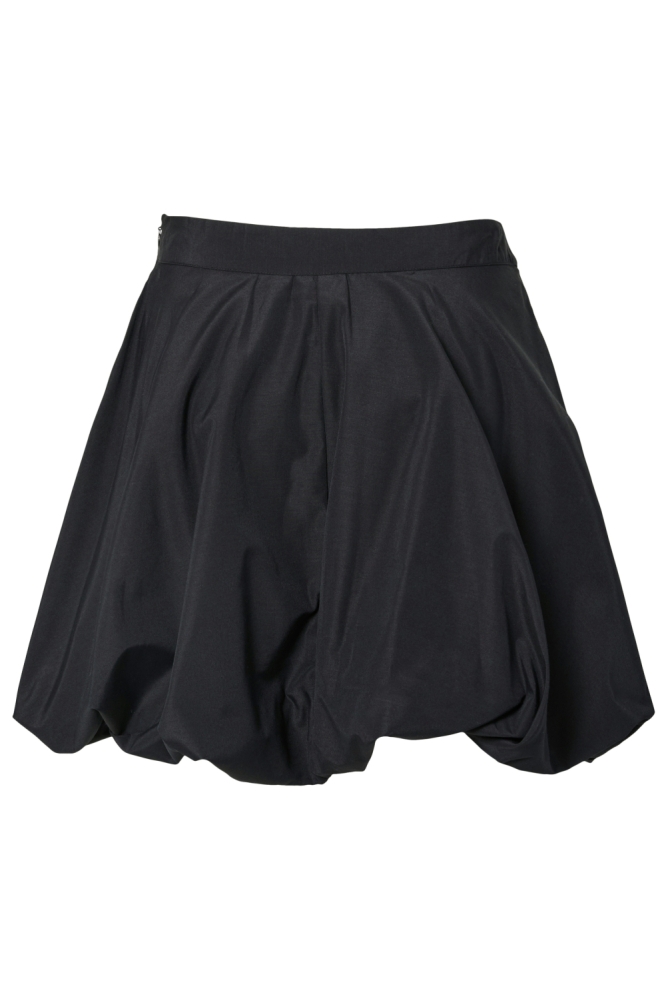 Pieces zwarte dames rok | Achteraanzicht