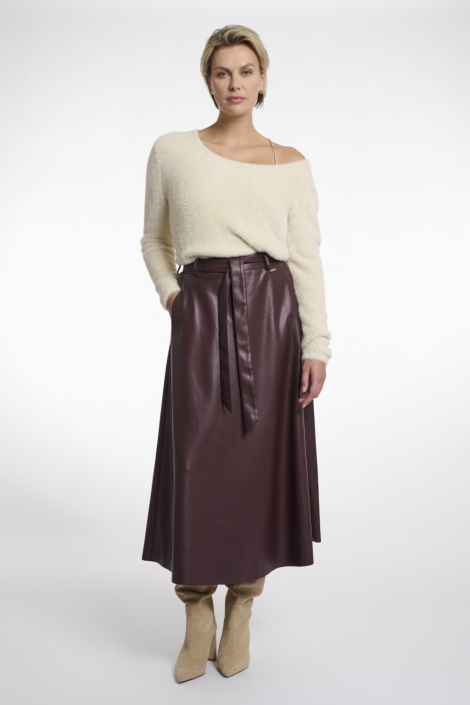 Rino & Pelle bordeaux dames rok | Model
