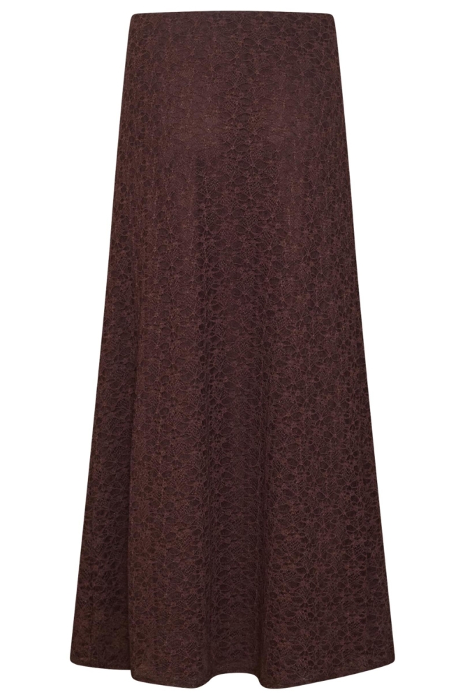 SisterS point bruine dames rok | Achteraanzicht