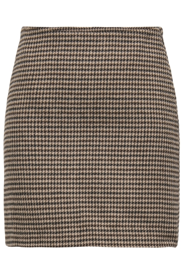 Jacqueline de Yong JDYLAURA HW MINI SKIRT TLR 15359632 MOUNTAIN TRAIL/BLACK &CH