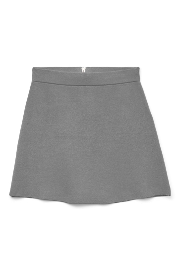 Vero Moda Rok VMSABA NW SKATER SKIRT GA NOOS 10325944 MEDIUM GREY MELANGE