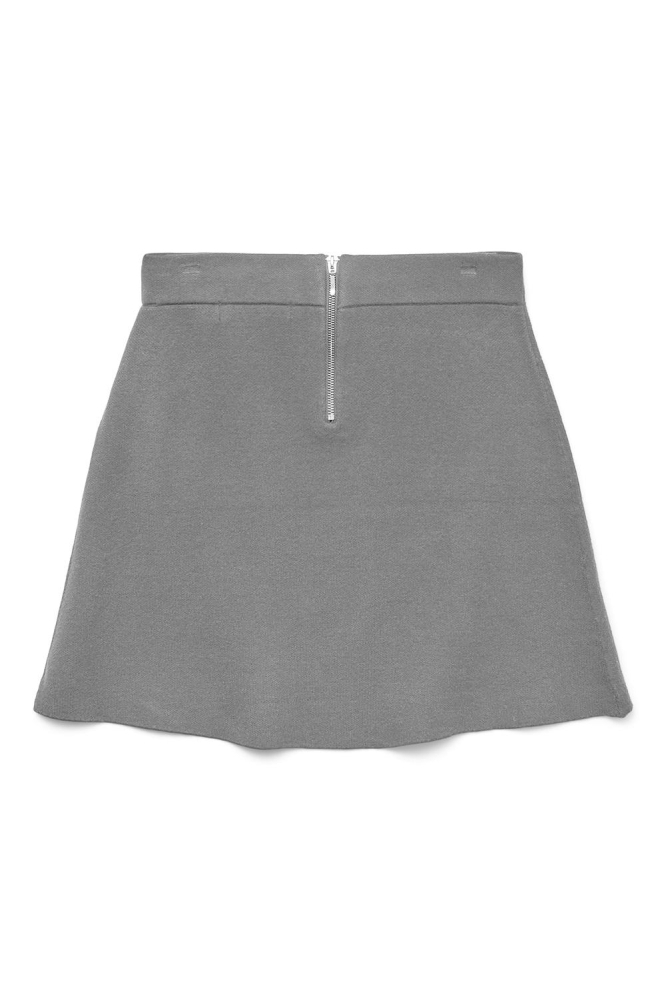 Vero Moda grijze dames rok | Achteraanzicht