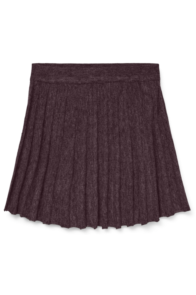 Vero Moda bordeaux dames rok | Vooraanzicht