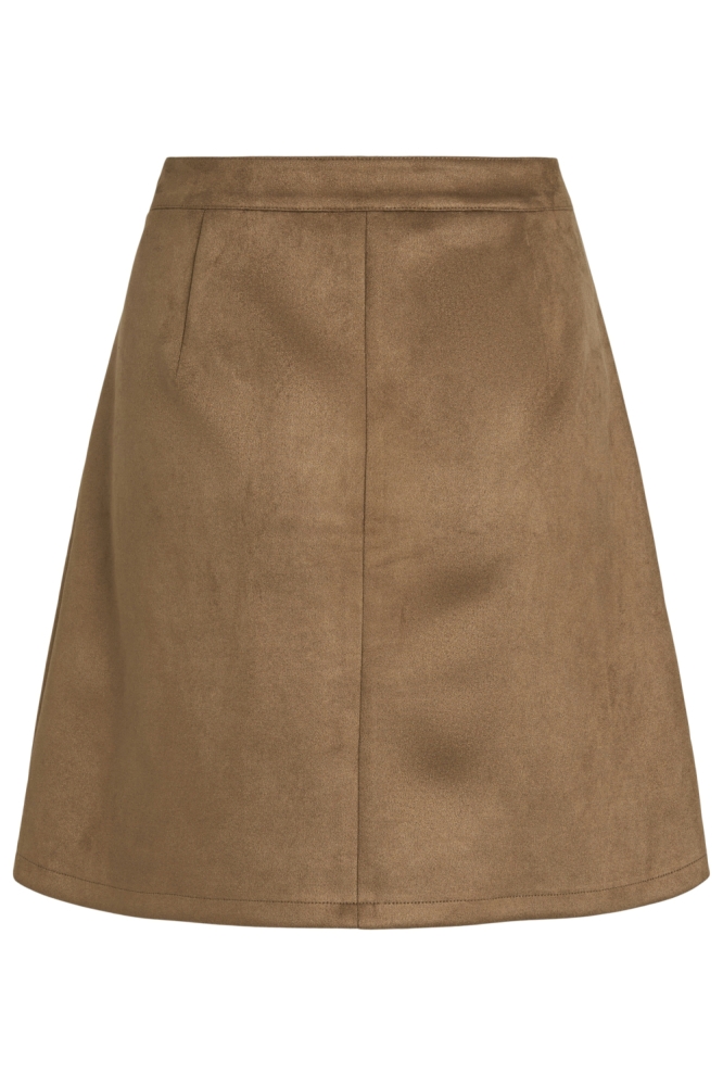 Vila camel dames rok | Achteraanzicht