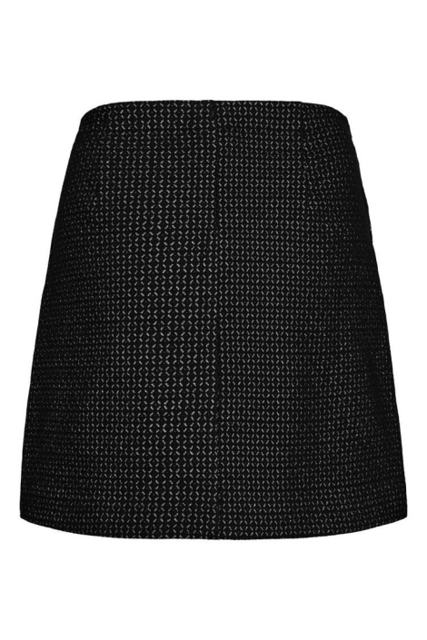 Freequent zwarte dames rok | Achteraanzicht