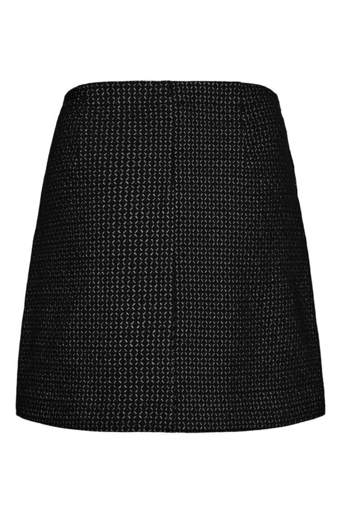 Freequent zwarte dames rok | Achteraanzicht